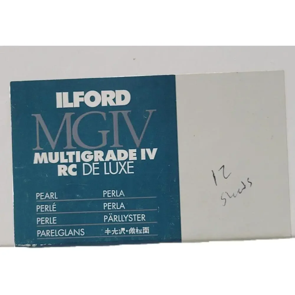 ILFORD MGIV Multigrade IV RC Deluxe 11x14 12 Sheets Pearl Photographic Paper